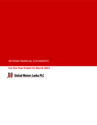 Cover Image for Interim Report March 2021